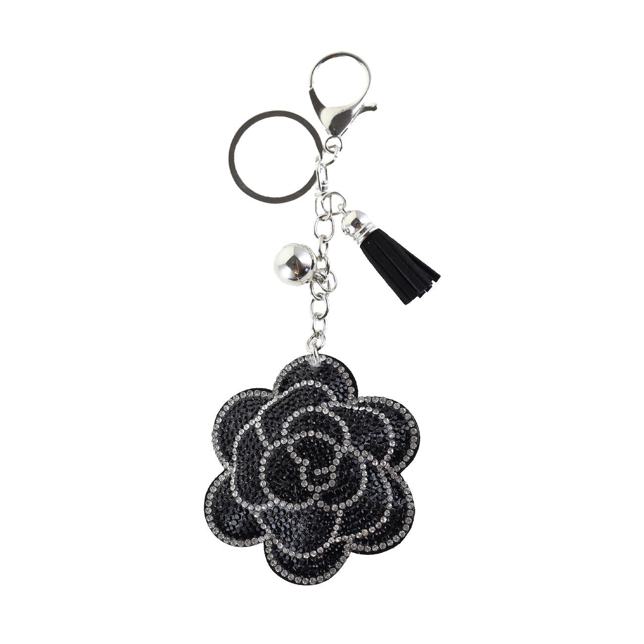 Rosie Nøglering - grå/sølvfarvet